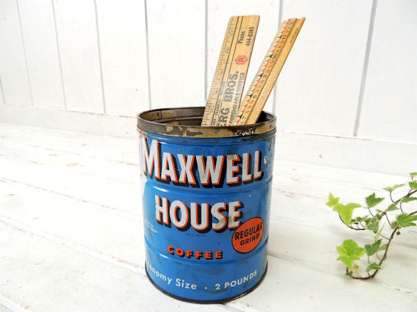 【MAXWELL HOUSE Coffee】カリフォルニア・ヴィンテージ・コーヒー缶・ティン缶