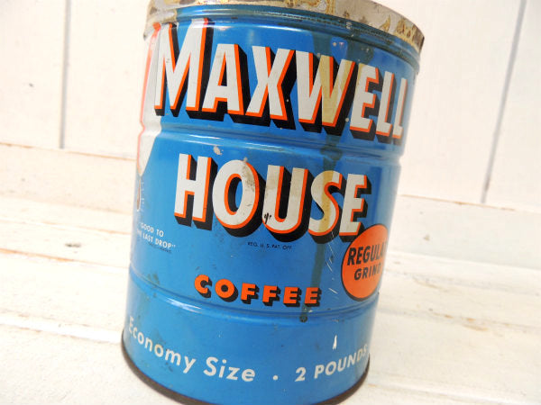 【MAXWELL HOUSE Coffee】カリフォルニア・ヴィンテージ・コーヒー缶・ティン缶