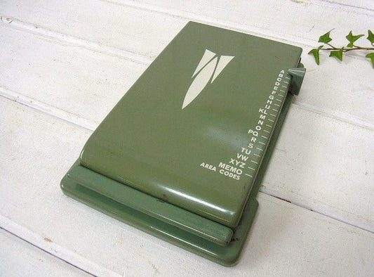 【AUTODEX】鉛筆付き・ヴィンテージ・インデックス・電話帳 USA