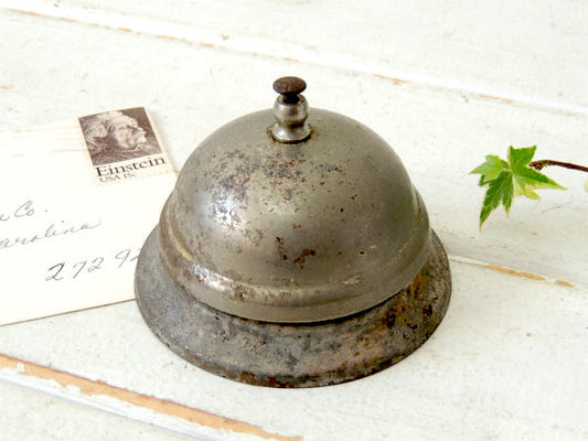 シルバートーン ヴィンテージ・呼び鈴・コールベル・卓上ベル・USA・店舗ディスプレイ