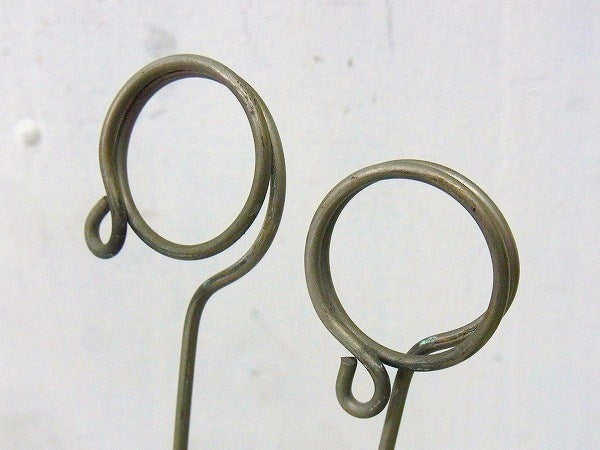 ヴィンテージ・ワイヤー・カードホルダー/フォトスタンド USA