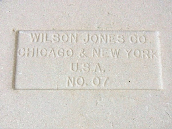 【WILSON JONES CO】陶器製・アンティーク・スタンプモイスチャー(L) USA