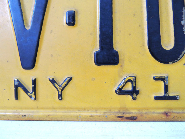 ニューヨーク・1941’s・ニューヨーク・ヴィンテージ・ナンバープレート・USA モーター系・アメ車