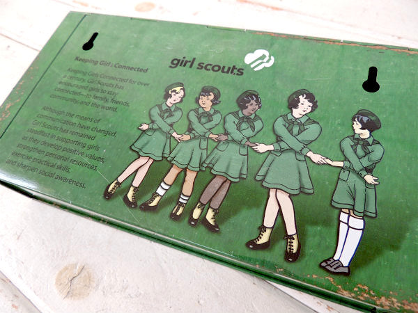 【Girl Scouts・USA】ガールスカウト記念品・ティン製・メールボックス/郵便受け/ポスト