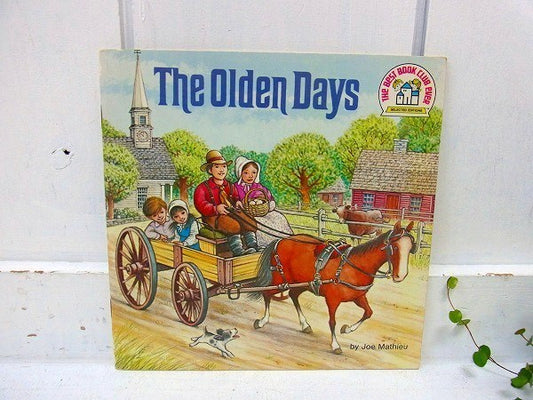 【TheOldenDays/ニューイングランド/馬車】70’s・ヴィンテージ・絵本・USA