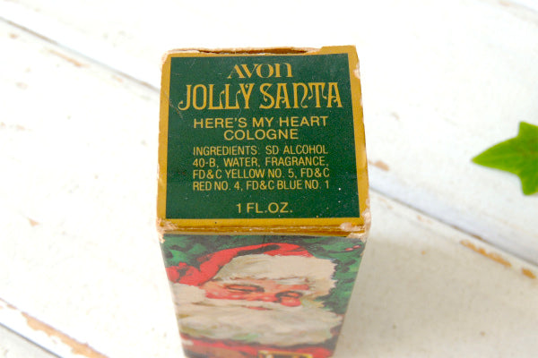 【AVON・サンタクロース】エイボン・ヴィンテージ・クリスマス・コロンボトル/香水瓶USA