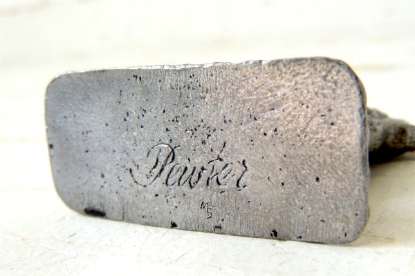 【ピューター・プードル】犬・置物・オブジェ・PEWTER/USA/ビンテージ