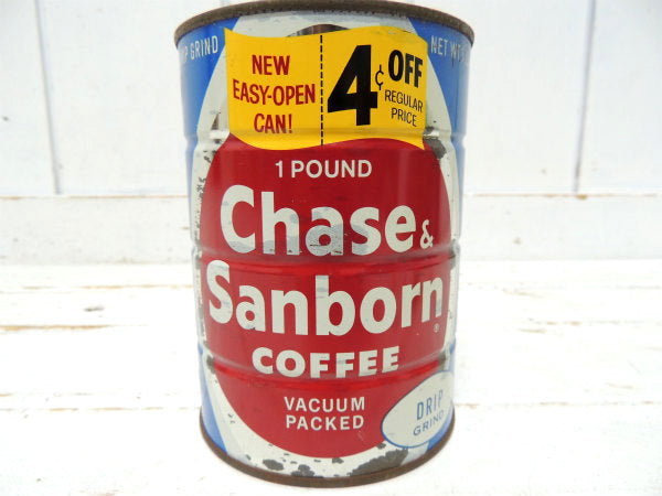 Chase&Sanborn ニューヨーク・COFFEE・ヴィンテージ・コーヒー缶 ティン缶 保存容器
