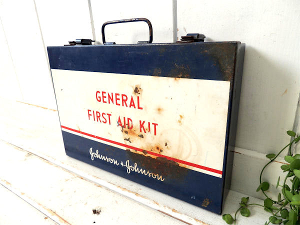 【GENERAL・ファーストエイド・KIT】1940s~・ヴィンテージ・救急箱・USA