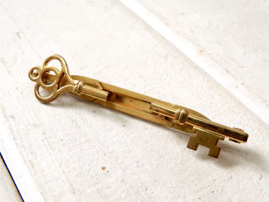 【Anson社製/鍵モチーフ】アンティーク&ヴィンテージタイピン/ゴールド色