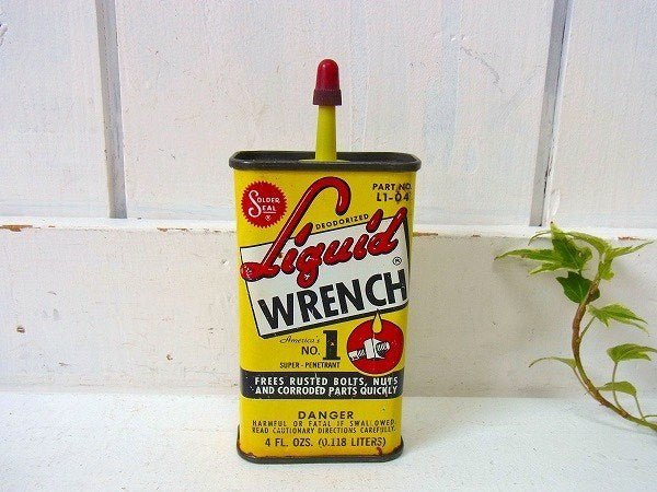 Liquid Wrench】リキッドレンチ・ヴィンテージ・オイル缶 USA &ndash