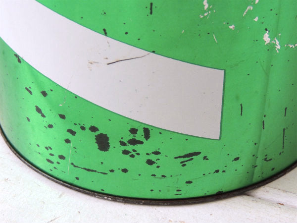 【7up】セブンアップ・ドリンク・緑色・ヴィンテージ・ゴミ箱/トラッシュカン/ダストボックス USA