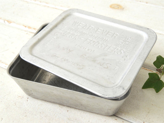 【FRIGIDAIRE】冷蔵庫用・ヴィンテージ・アルミコンテナ/保存容器/レフケース USA