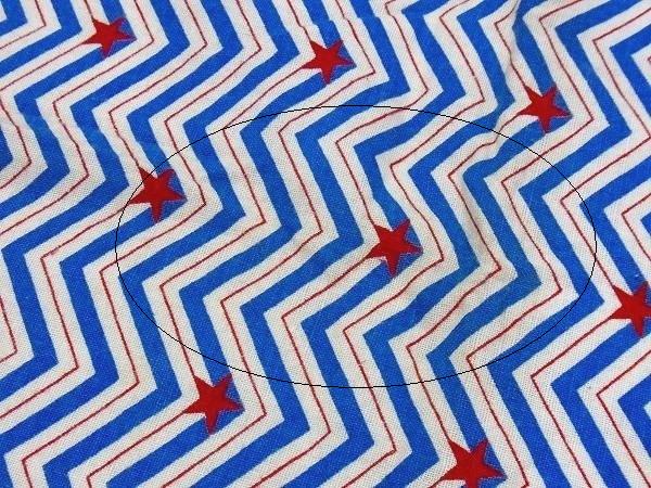 星&幾何学模様・ヴィンテージ・ファブリック/生地 USA