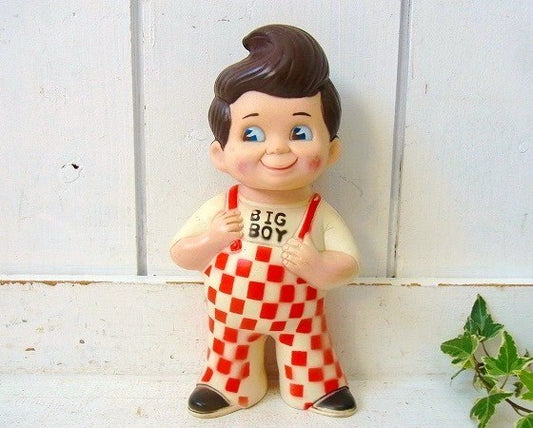 【ビッグボーイ】BIG BOY・70'sヴィンテージ・コインバンク/貯金箱/ソフビドール USA