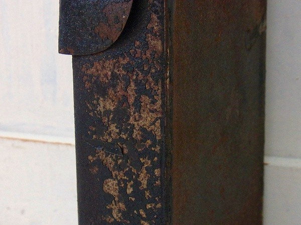 黒色のティン製・アンティーク・メールボックス/郵便受け/ポスト USA