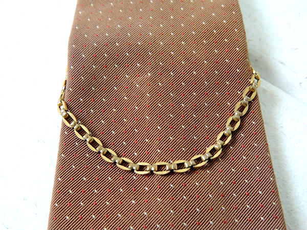 【シンプルデザイン/ゴールドカラー】アンティーク・タイピン・SWANK/スワンク社製