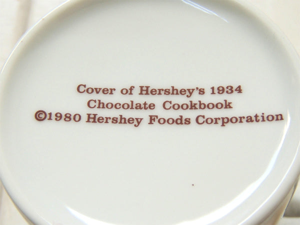 【HERSHEY'S】ハーシーチョコレート・80'sヴィンテージ・陶器製・マグカップ/食器