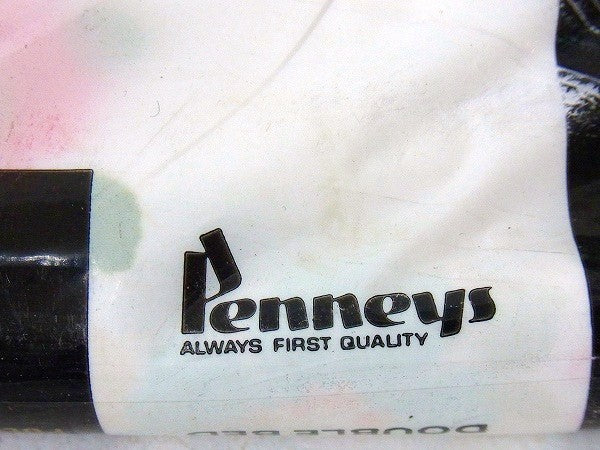 【Penneys】ペニーズ・デッドストック・ヴィンテージ・花柄・フラットシーツ・ベッドカバー