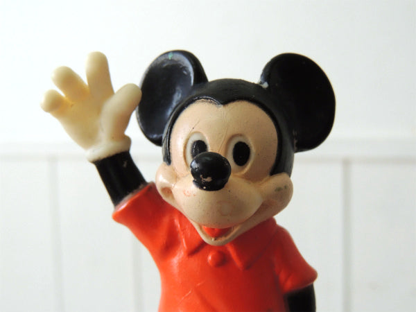 【1977’s・Walt Disney】ミッキーマウス・ヴィンテージ・ソフビ人形・TOY