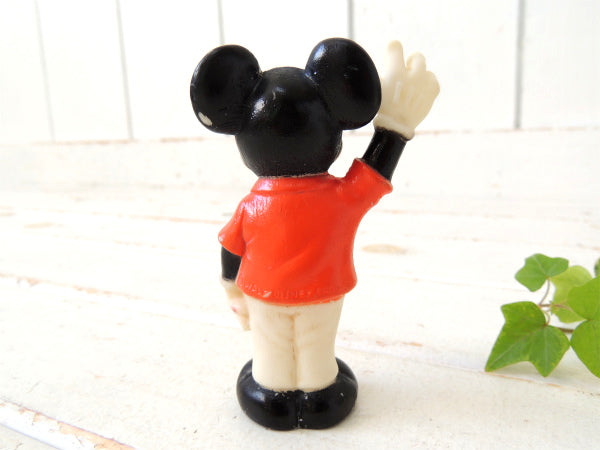 【1977’s・Walt Disney】ミッキーマウス・ヴィンテージ・ソフビ人形・TOY