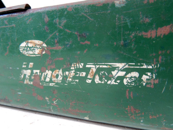 【Amsco】USA・2段式・グリーンカラー・スチール製・ヴィンテージ・ツールケース/工具箱