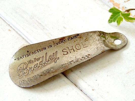 NYC ニューヨーク・ブロードウェイ Walter アドバタイジグ ビンテージ・靴べら・シューホーン