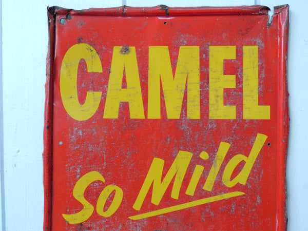 キャメル・CAMEL・煙草 So Mild・ビンテージ・サイン・アドバタイジング・看板 US
