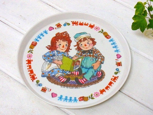 【ラガディアン&アンディ】プラスティック製・60’s・ヴィンテージ・プレート USA