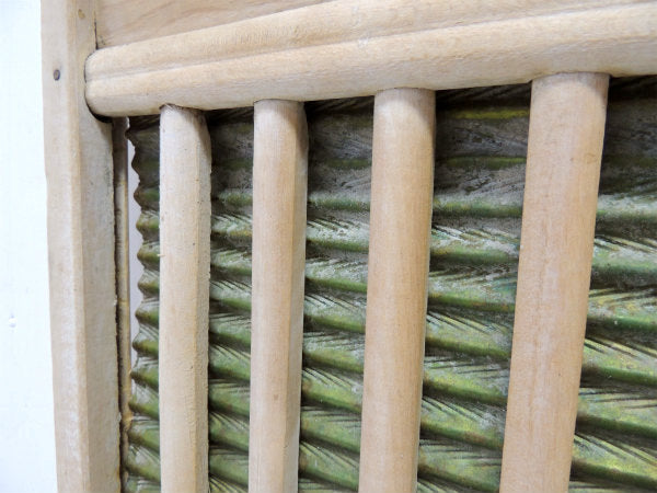 【THE FEDERAL WASHBOARD CO】木製のヴィンテージ・ウォッシュボード/洗濯板