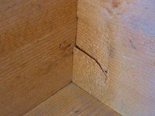 【BLACK&WHITE】スコッチウィスキーのチェッカー柄・アンティーク・ウッドボックス/木箱