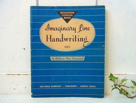 筆記体・アルファベット・50'sアンティーク・練習帳/学習帳 USA