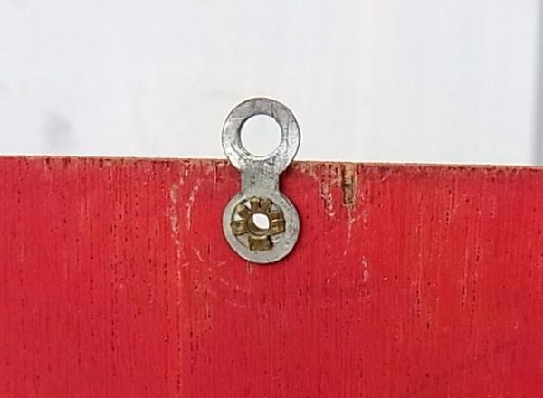 サンタクロース・クリスマス 折り畳み式・木製ヴィンテージ・レターラック 壁飾り