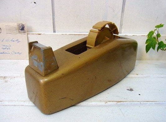 【Scotch】スコッチ/3M・ゴールド色・ヴィンテージ・テープカッター/テープディスペンサー