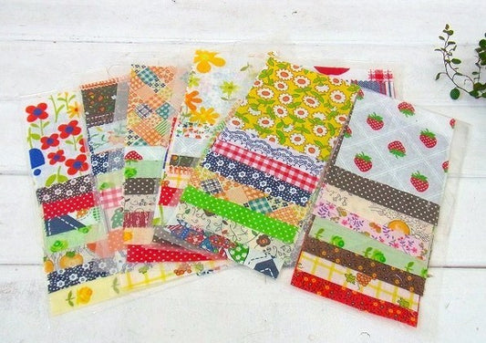 ヴィンテージ ファブリック・はぎれセット・10㎝角16枚入り USA