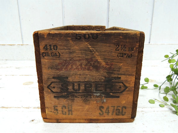 【Western Cartridge Co】弾薬・アンティーク・ウッドボックス・木箱 USA