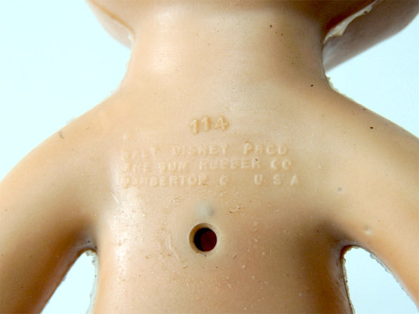 【ミッキーマウス】USA製・サンラバー社・50'sヴィンテージ・ラバードール・ソフビ人形・TOY