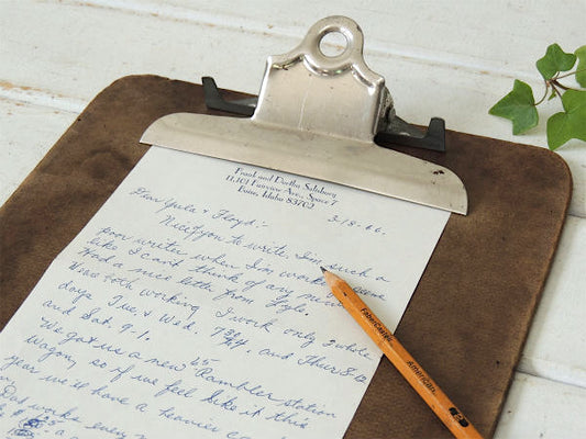 クリップボード・バインダー・ステーショナリー・文房具・USA・ヴィンテージ