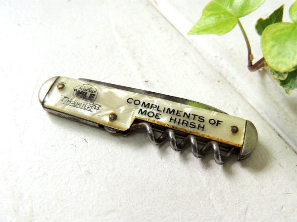 【CAMCO USA】ベネディクティン・ヴィンテージ・ポケットナイフ・オープナー・栓抜き