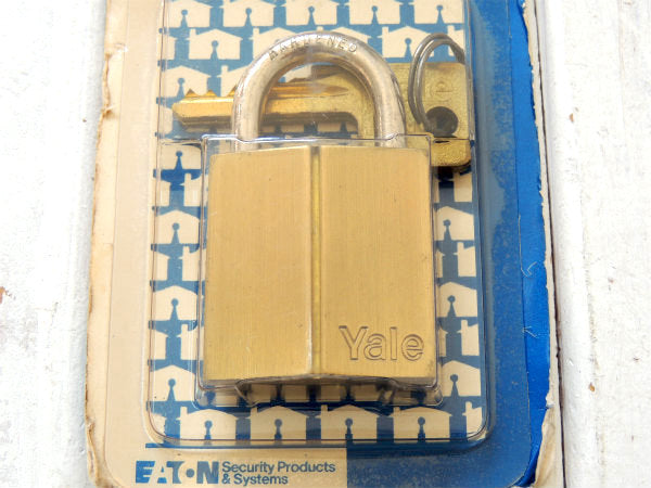 Yale USA KEYデッドストック・セキュリティ・ビンテージ・南京錠・パッドロック・真鍮 鍵