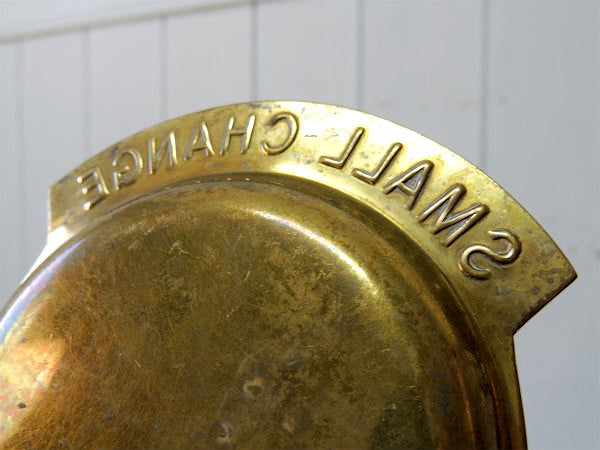 【SMALL CHANGE】USA・真鍮製・アンティーク・ポケットチェンジ・トレイ/マネートレイ