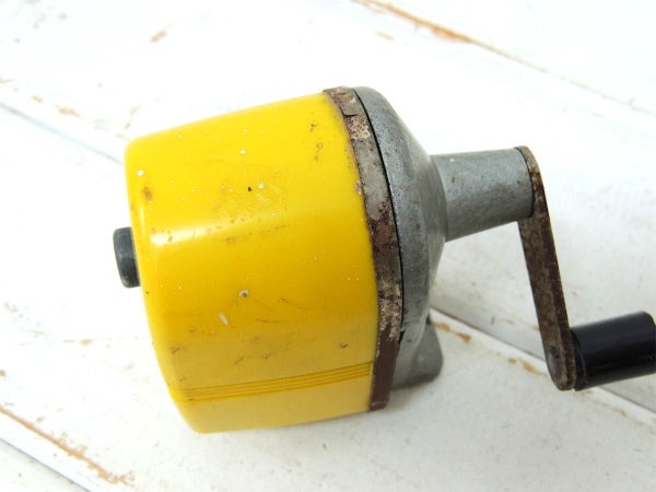 アプスコ Apsco MIDGET・イエローカラー・ヴィンテージ・ペンシルシャープナー 鉛筆削り