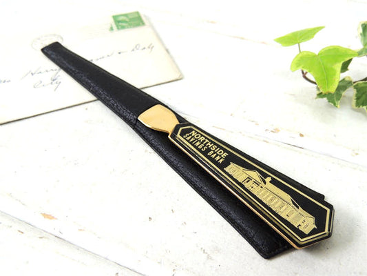 【ノースサイド・銀行】アドバタイジング・ヴィンテージ・ペーパーナイフ・カバー付き