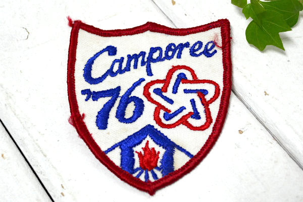 Camporee 1976’s USA ボーイスカウト・キャンプ・ヴィンテージ・刺繍・ワッペン