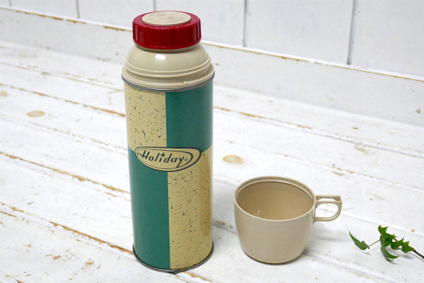【THERMOS】サーモス・Holiday・50~60's・ヴィンテージ・魔法瓶・水筒・1パイント