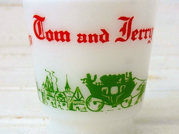 ヘーゼルアトラス　Tom&Jerry・エッグノッグ・ヴィンテージ・マグカップ・5客 クリスマス