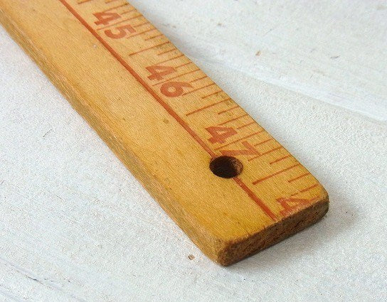 【Fleetguard】アドバタイジング・ヴィンテージ・木製ロングルーラー/ものさし USA