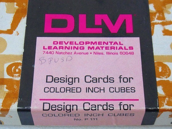 DLM 1960's ヴィンテージ おもちゃ 子供 学習　TOY ゲーム  デザインカード 32枚セット アート カード