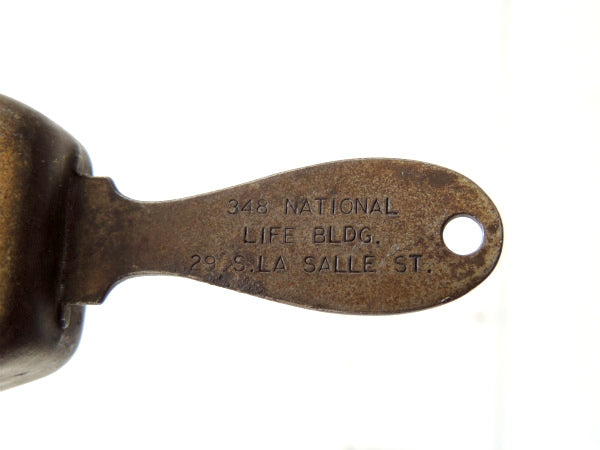 【シカゴ・H.W.Elmore】1930~アドバタイジング・ヴィンテージ・呼び鈴・鈴・ハンドベル