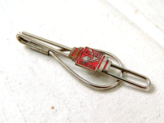 【1933's/シカゴ万国博覧会/モチーフ/アール・デコ様式】アンティーク・タイバー・タイピン